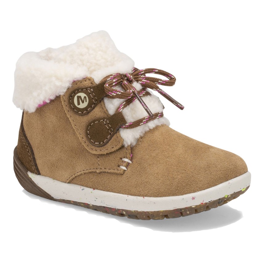 Bottes Merrell Bare Steps Cocoa Jr. Marron Clair Enfant | Z.O.UFLM